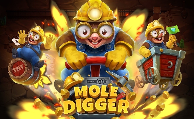 Play'n GO Mole Digger emerge per portare via preziosi tesori dal sottosuolo