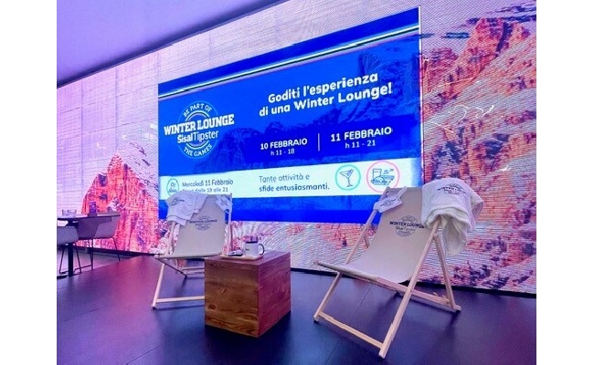 Sisal Wincity porta lo spirito olimpico in città con “Winter Lounge  Be Part of the Games”