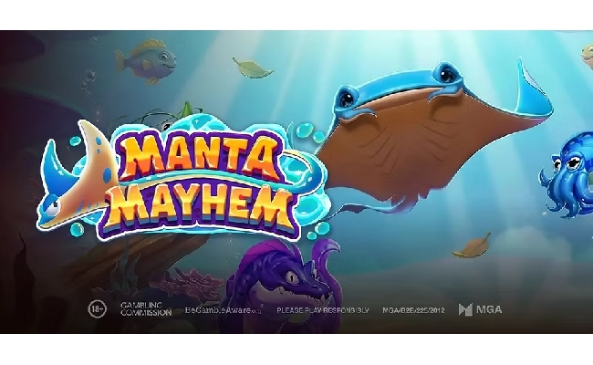 Play'n GO Manta Mayhem scatena il caos in una baia piena di vongole