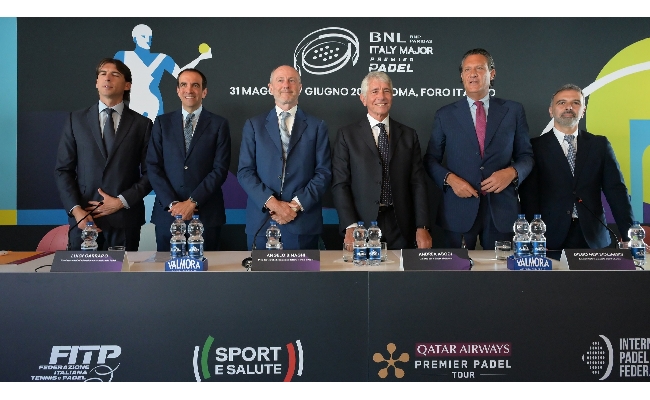 BNL Italy Major Premier Padel il Foro Italico accende la sfida tra le grandi stelle. Carraro: “Roma è un luogo unico in questo Major si fondono sport cultura e passione”