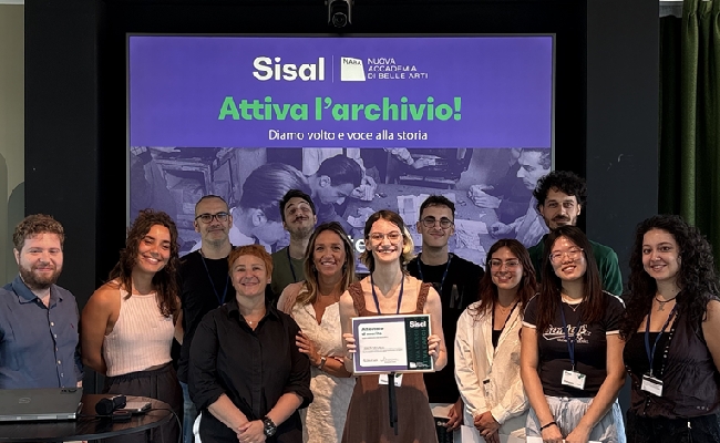 Sisal NABA collaborazione nasce BLINK vincitore contest Attiva l’Archivio