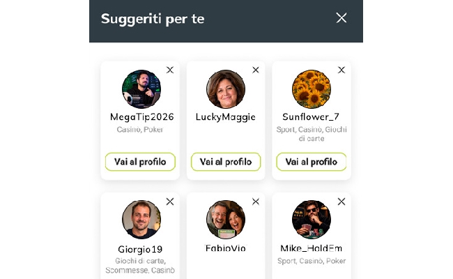 Sisal Community: da oggi disponibili nuove funzioni per incontrarsi condividere passioni e vivere la Community insieme su Sisal.it