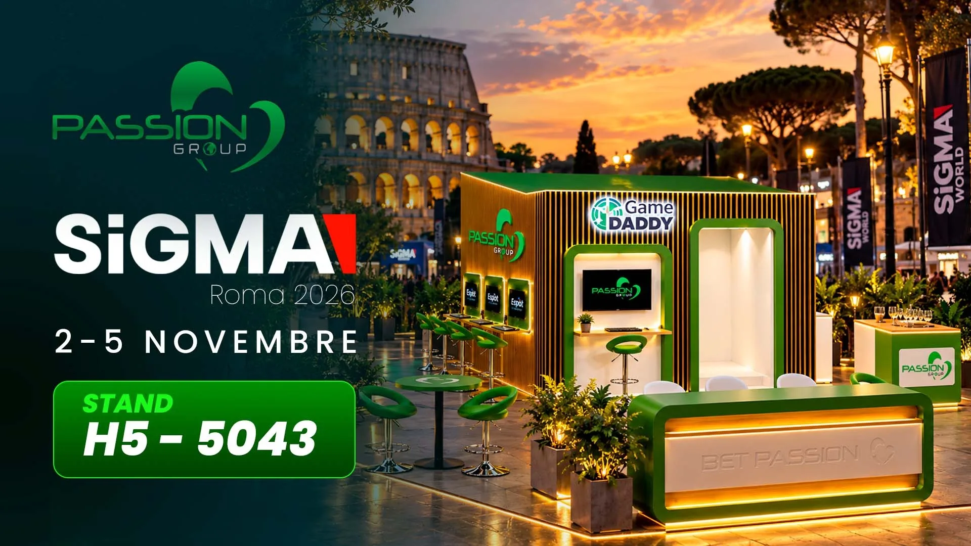 SiGMA World 2026, Passiongroup apre il confronto sul futuro della rete fisica nel gioco online