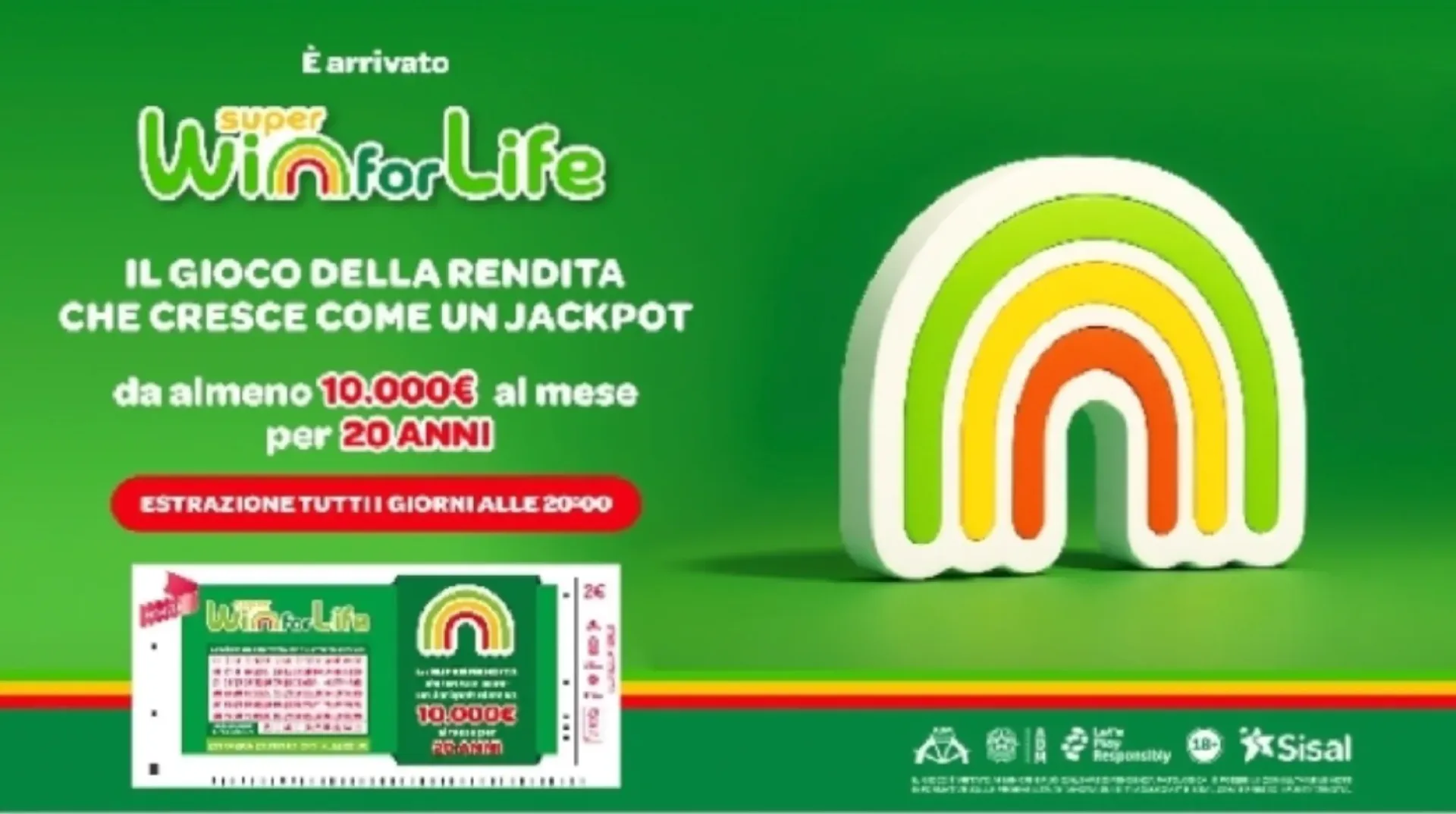 Super Win for Life, estrazione di giovedì 17 settembre 2026: la combinazione vincente