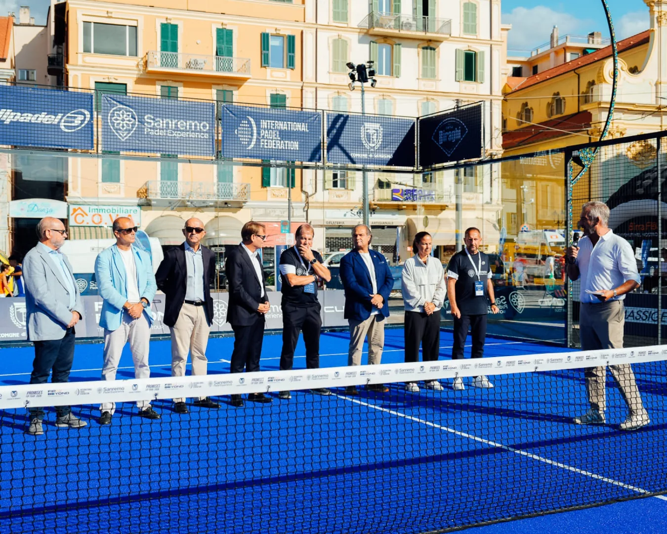 Sanremo Padel Experience, via allo show in piazza Colombo Le istituzioni in coro: "Progetto vincente per il territorio"