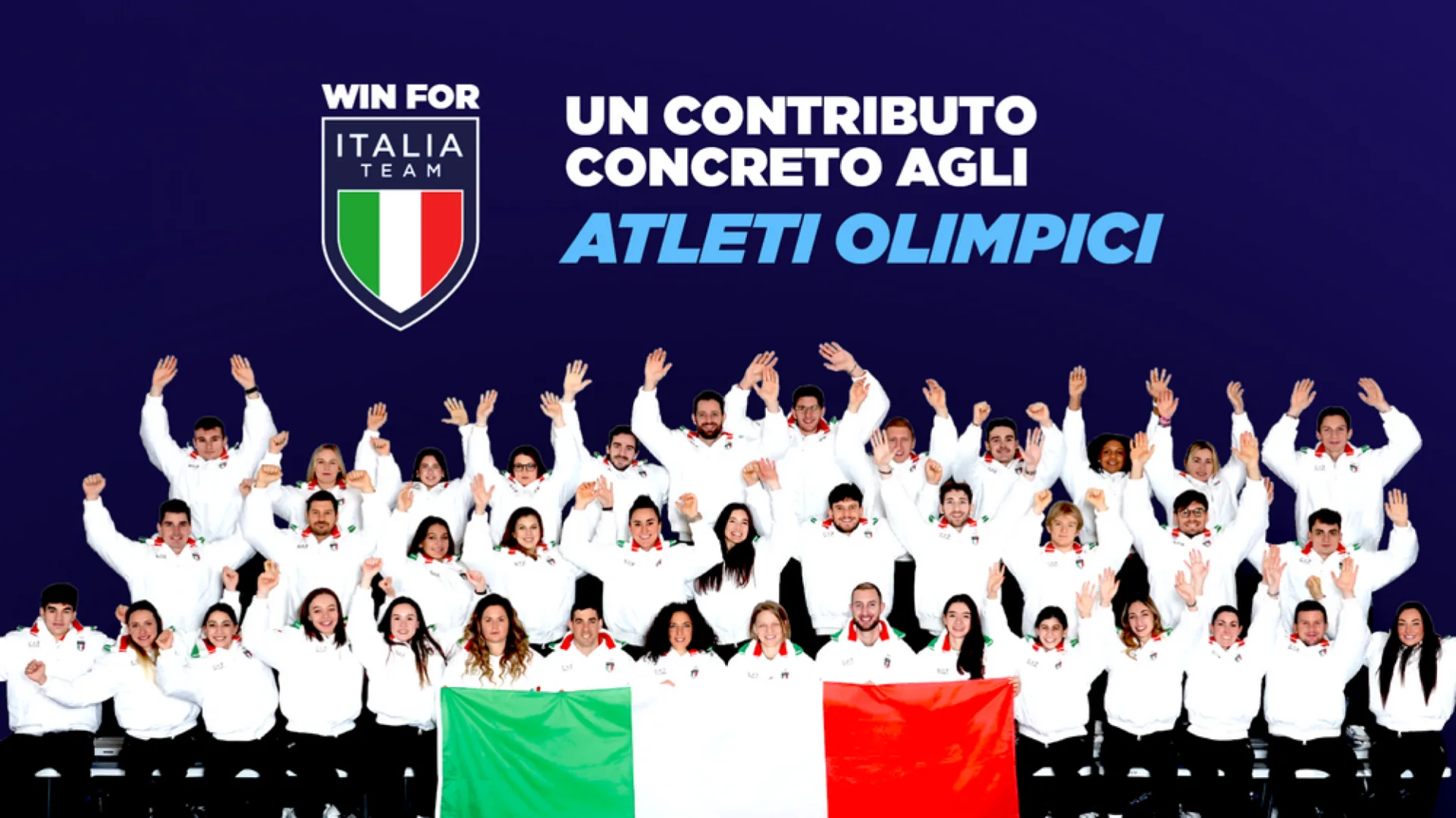 Win for Italia Team, CONI e Sisal insieme per lo sport olimpico italiano: realizzata la prima struttura 